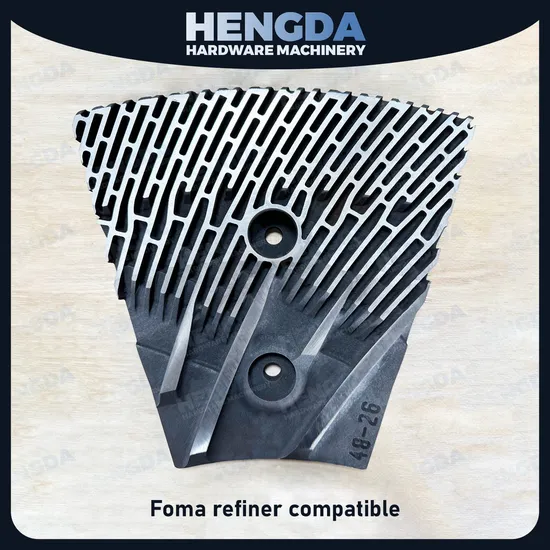 Energy Saving Grinding Disc Refiner Plate Fillings for MDF HDF Panels