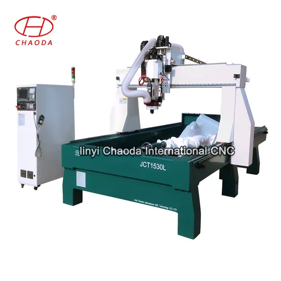 Wood Carving CNC Router Machine with 4 Axis for 3D Sculpture