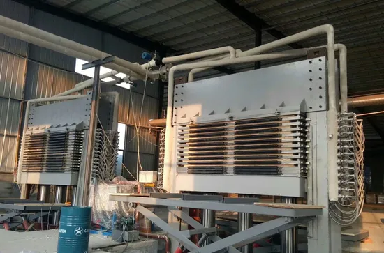 Oil Heating Platen Hot Press Machine Parts Melamine Hot Press Machine