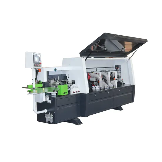 with Trimming Automatic Woodworking Furniture PVC Veneer Corner Rounding Edge Banding Bander Machine for Sale