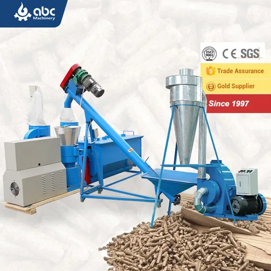 Advanced New Design Electric Small Mini Flat Die Sawdust Pto Diesel Pellet Mill for Making Wood, Biomass Homemade Pellets