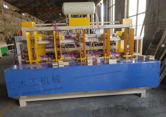 Euro Pallet Automatic Wood Wooden Pallet Block Nailing Making Machine Wood Pallet Nailing Line Pallet Nailer Machine for Sale Wood Pallet Machine Line
