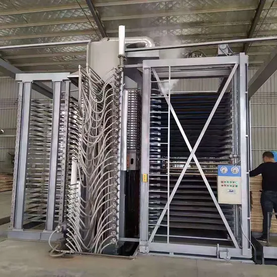 Good Quality Hot Press Machine with CE ISO for Woodworking Line Use