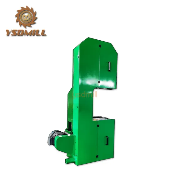 Automatic Twin Vertical Band Saw Machine Small Wood Process Cutting Line