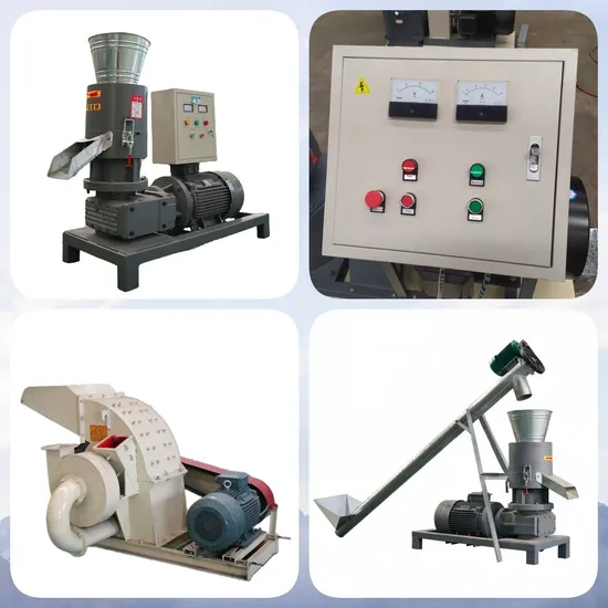 Portable Flat Die Biomass Fuel Sawdust Pellet Line Wood Pellet Mill Line