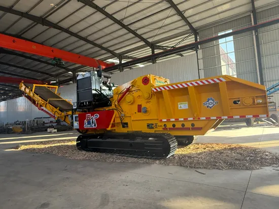 Crawler Self-Propelled Wood Chipper Horizontal Grinder Wood Grinder