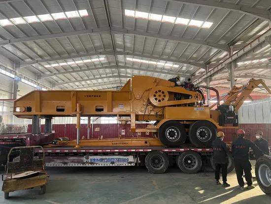 1380. Crawler-Type Wood Crusher. Efficiently. Crush Branches, Straw, Stalks, and Logs. New Model Biomass Crusher.