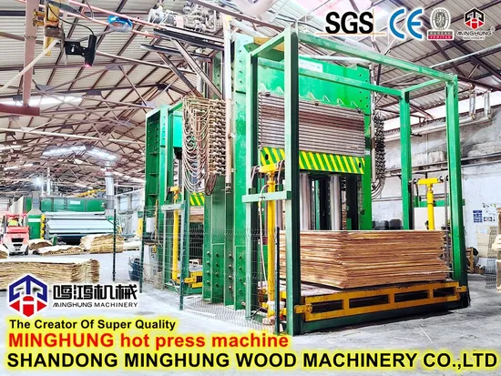 Plywood Veneer Melamine Hot Press Machine