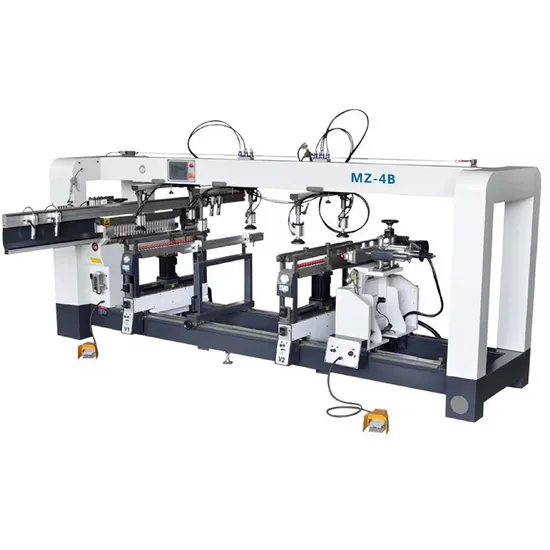 4 Rows Multiple Heads Wood Multi Drilling Hole Boring Machine