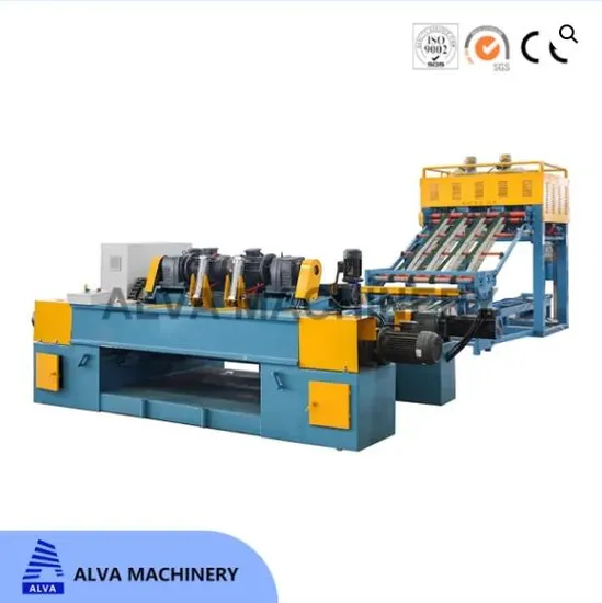 China Alva Planing Machine 4FT Rotary Cutting Machine Servo Single Board