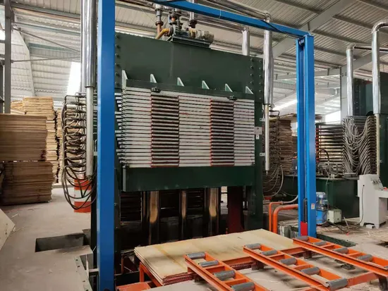Professional Manufacturer Automatic Hydraulic Shuttering Plywood Hot Press Machine for India