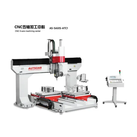 Factory Hot Selling New as-5axis-Atc1 Five Axis CNC Woodworking Carving Machine