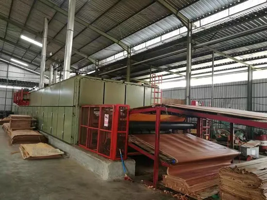 Automatic Face Veneer Dryer Machine and Clipper for Plywood Production Line China