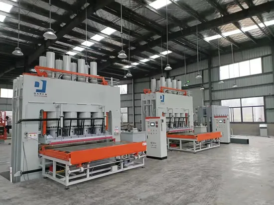 Weihai Reliable 1400t Short Cycle Pre Lam Press Machinery From China