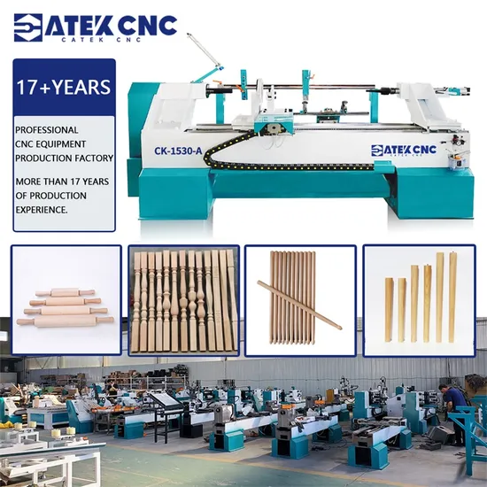 Professional 5.5kw 6kw Automatic Lathes CNC Turning Polishing Auto Feeding System CNC Wood Working Lathe Machine for Sale
