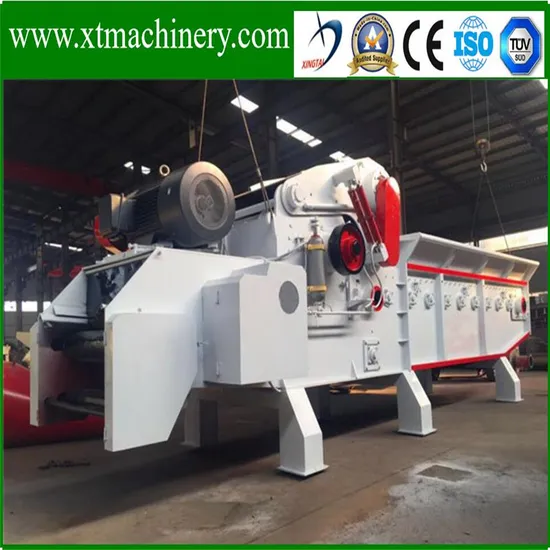 Electrical Diesel Engine Selectable, Continuous Working Biomass Drum Chipping Crusher