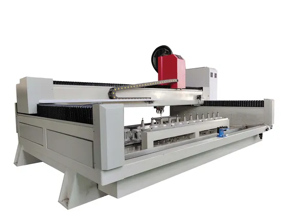 Quartz Stone Countertop Machining CNC Atc Center Stone Edging Machine Marble Quartz Stone Kitchen Cabinet Countertop Circular Imitation Stone Cutting