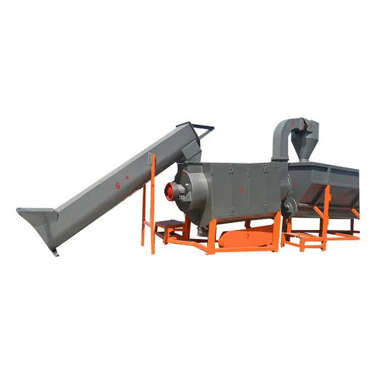6000kg/H Waste Plastic Pet Water Bottle Crushing Hot Washing Recycling Line