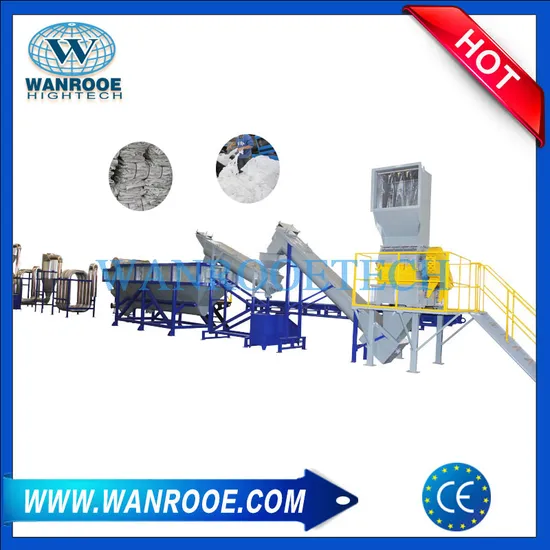 100-2000kg/H Plastic PE PP Film Industries Film Recycling Washing Line