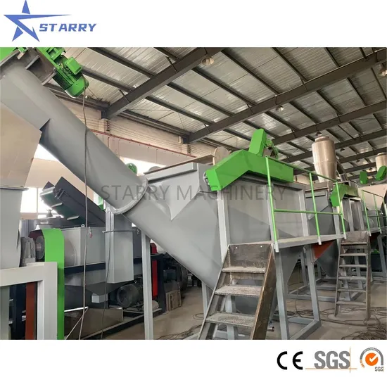 High Automation Machinery Waste Plastic Pet Bottle Recycling Melting Machine Washing Line