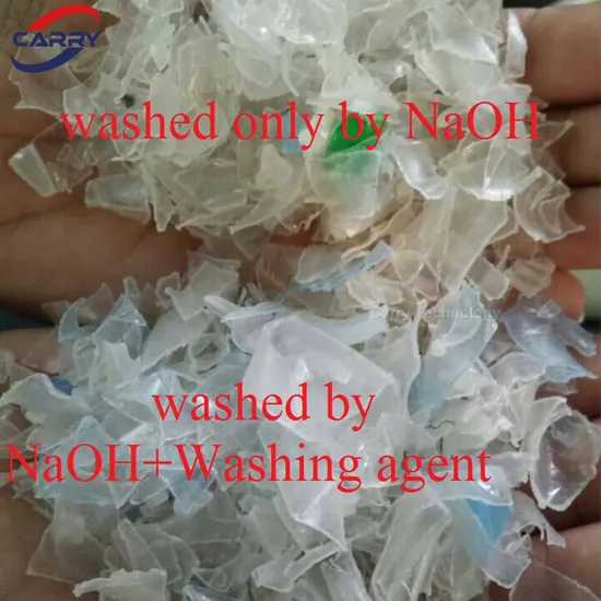 300-3000kgh Waste Plastic Pet Drinking Water Bottles Grinding Washing Recycling Line