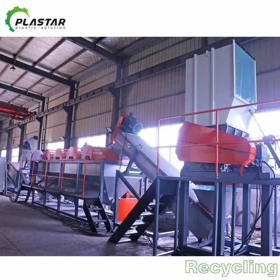 Waste PP PE Film Crushing Washing Recycling Machine