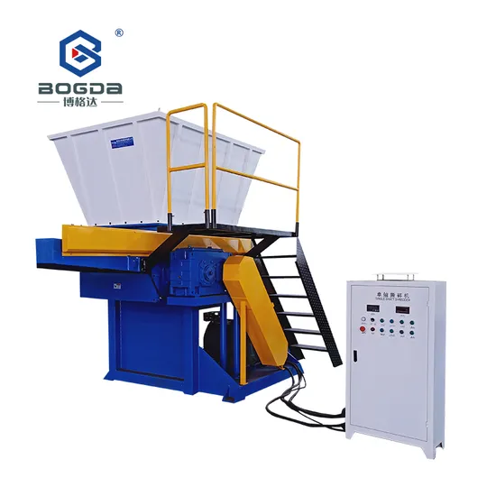 Wood Plastic Film Paper Recycling Single-Shaft Shredder