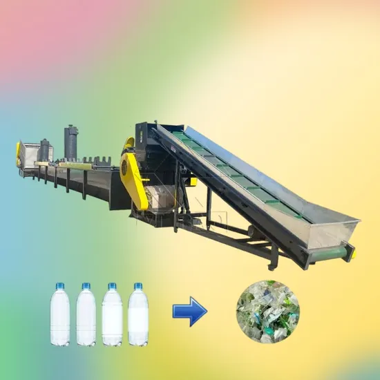Waste Plastic PP PE Pet Plastic Bottle Washing Recycling Machine for Polyester Staple Fiber