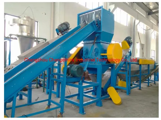 Advanced PE Waste Plastic Recycling Line for Crushing, Washing, and Granulating