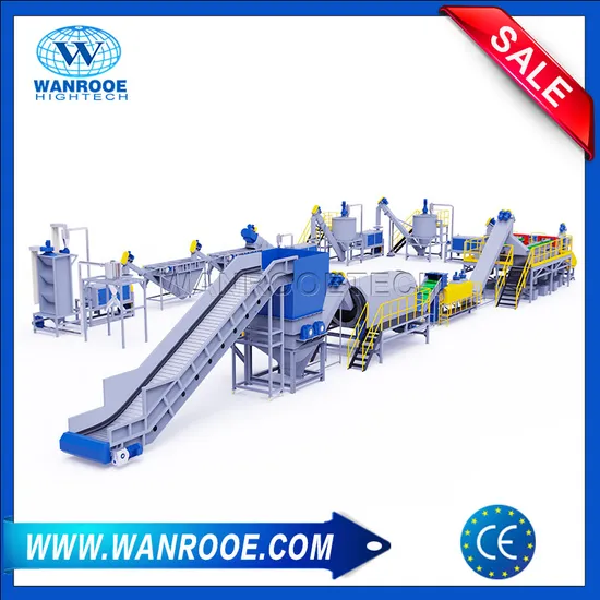 Two Shaft Bale Opener Pet Bottle Bale Breaker Machine for Pet Washing Line