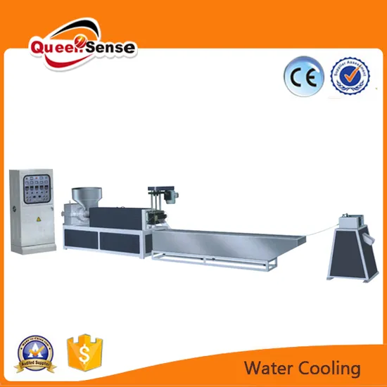 Water Cooling Single Screw Extrution PE Plastic Recycling Machine