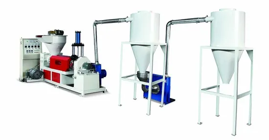 Wind-Cooling Hot-Cutting Plastic Recycling Compounding Machine