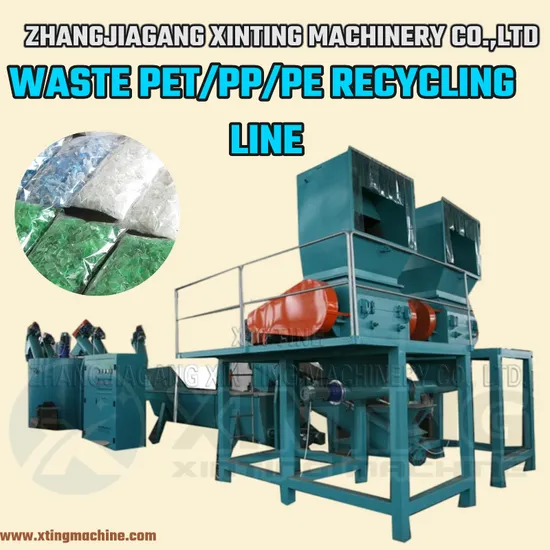 Plastic PP PE HDPE Milk Bottle Drum Crushing Washing Recycling Line with Satisfied Price