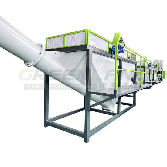 Plastic Pet Bottles Flakes Clean Wash Machine