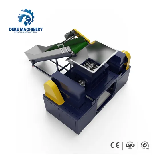 Double Shaft Shredder for Crushing Various Mixed Waste Plastic