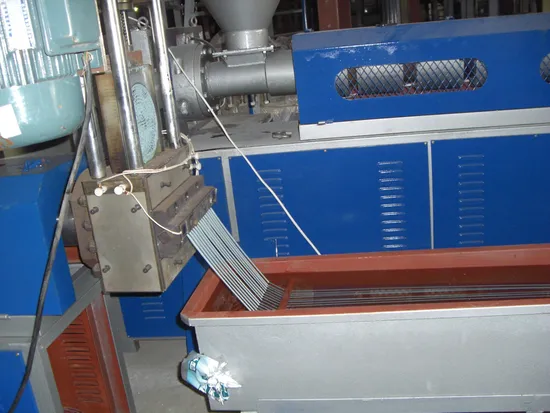 PE PP Plastic Recycling Machine Water Cooling