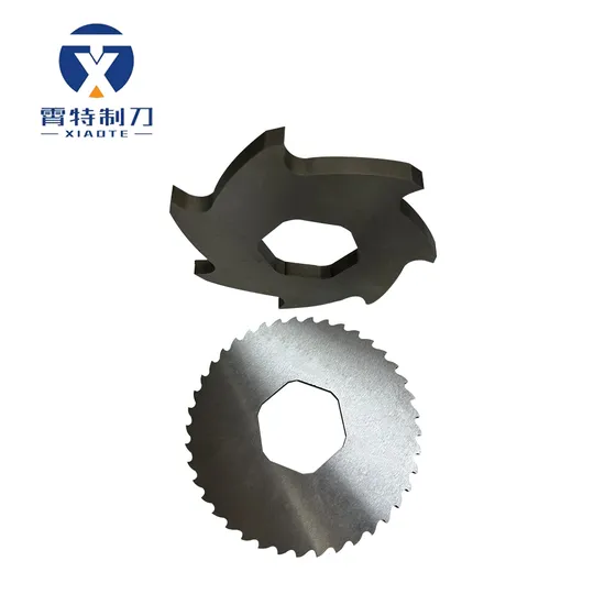 Tire Metal Shredder Blade Knife Single Double Shaft Shredder Production Line Six Axis Box Fixed Blades