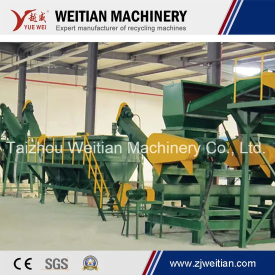 Ce Certificate PVC HDPE LDPE PE Garbage Rubbish Dustbin EPS Pet PP Nylon Plastic Bags Film PS Bottle Washing Waste Plastic Recycling Machine