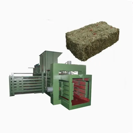 Straw Baling Press Hydraulic Baler Hay Block Making Machine