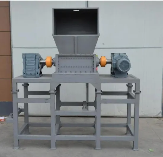 Industrial Two Shaft Shredder Plastic Bottle Recycling Machine
