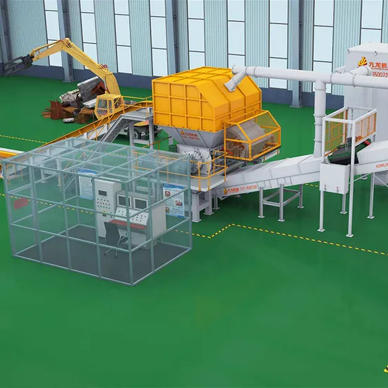 Automatic Air Conditioner Recycle Machine Refrigerator Recycling Plant Washing Machine Shredder