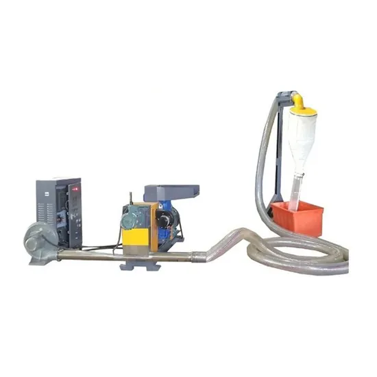 High Output 120mm Screw Diameter Wind Cooling Recycling Machine