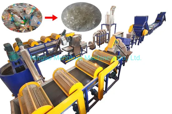1pet Flake Crushing Washing Drying and Label Removing Machine