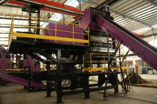 Professional Waste Rubber Plastic Tire Tyre Shredder Crusher Crushing Recycling Machine