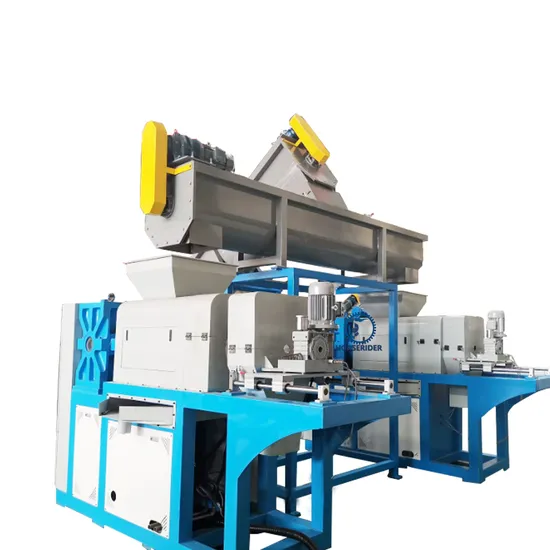 Plastic PP PE Film Drying Squeeze Granulate Machine