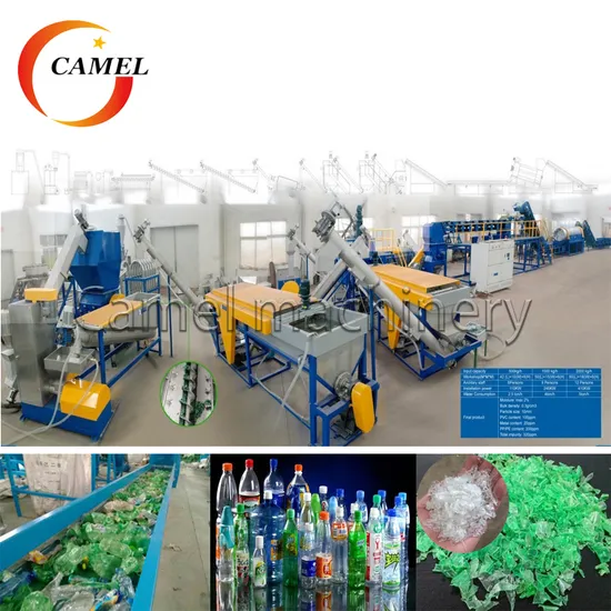 Hot Selling Plastic Waste Pet Bottle Recycling Machine Flakes Hot Washing Line