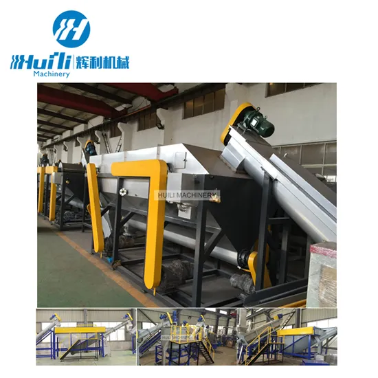 Automatic Waste Recycled Plastic Pet Bottle Washing Recycling Line