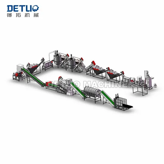 High Efficiency Pet Bottle Recycling Washing Line in Hot Sale