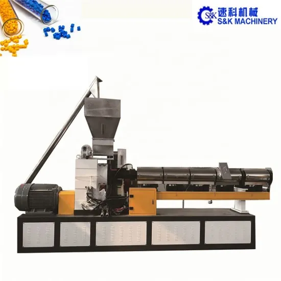 Big Capacity Double Stage PP PE PVC EPS XPS ABS Waste Plastic Pelletizing Line