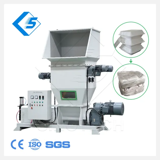 Quality Commercial Industrial Waste EPS Foam Automatic Plastic Melter Recycled Recycling Machinery Set with CE